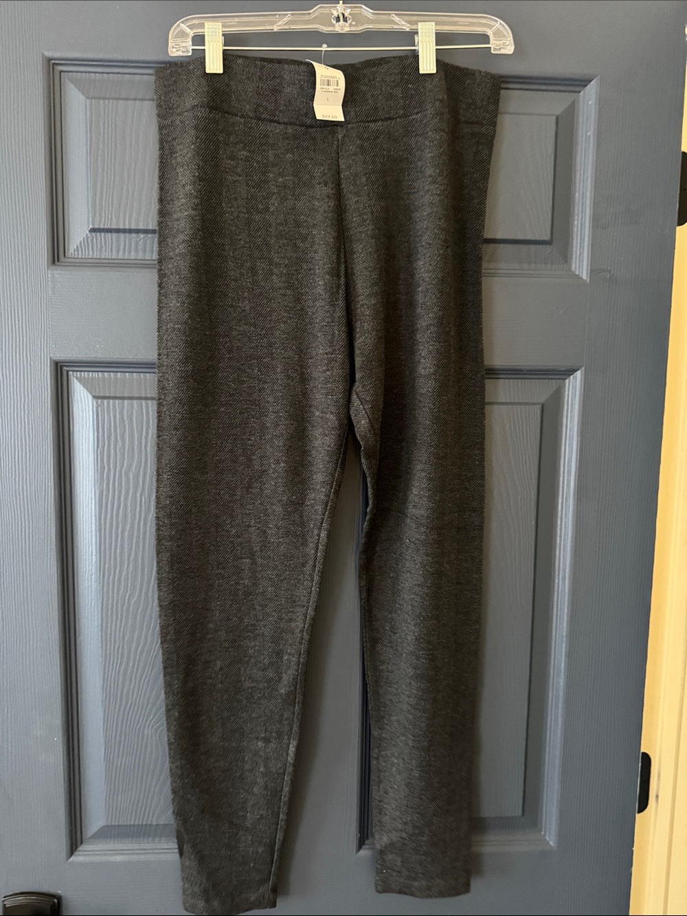Lou & Grey Charcoal Knit Leggings